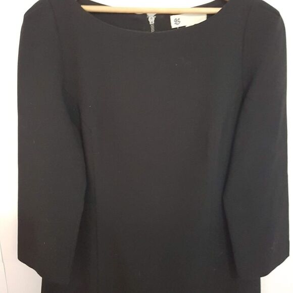 The Bay Classic Black Dress Size Small 3/4 Sleeve * Excellent Like New - Picture 5 of 15
